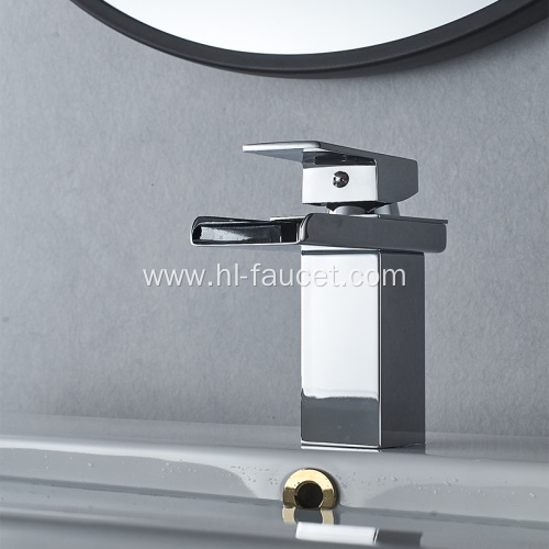 Waterfall Bathroom Basin Water Faucet